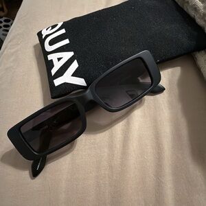 Quay Australia Matte Black Sunglasses